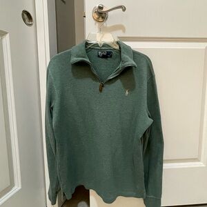 Polo by Ralph Lauren Green Zip Up Sweater